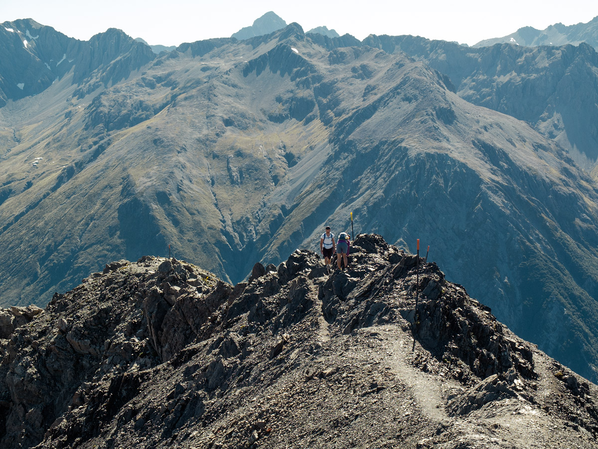 Route to the summit