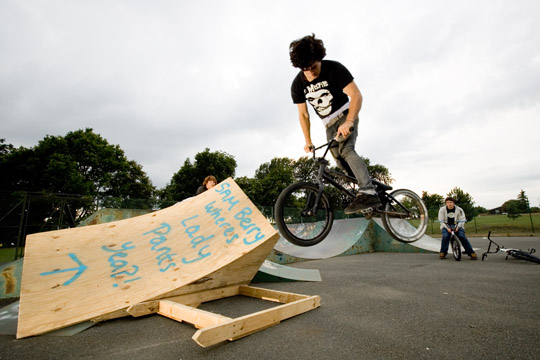 slanty ramp to 180