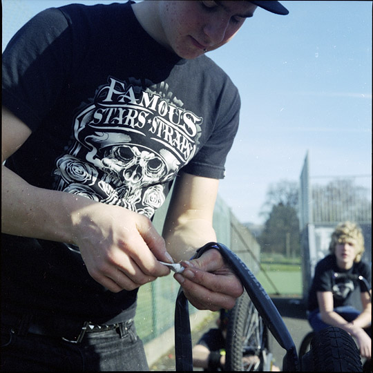 step 3: fix puncture