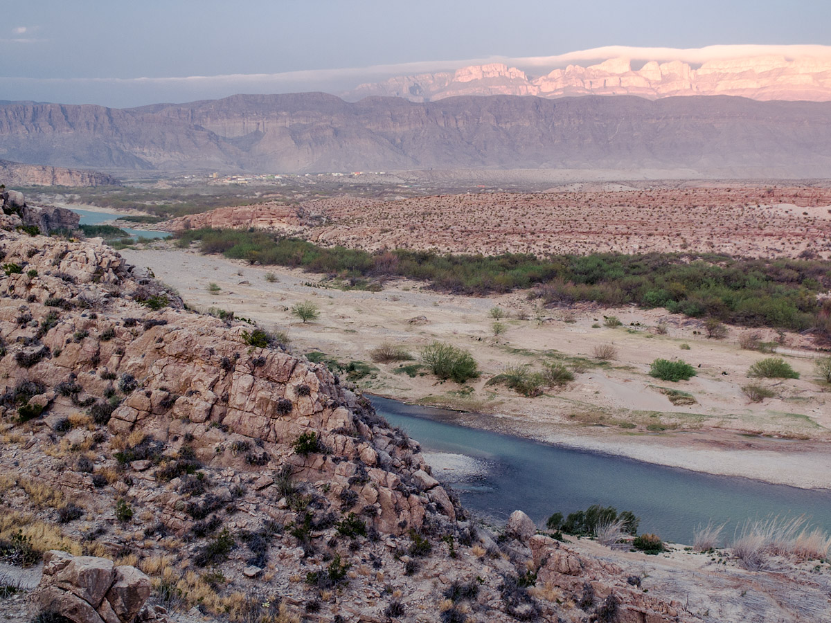 Looking towards Boquillas, Mexico