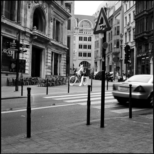 brussels street scene
