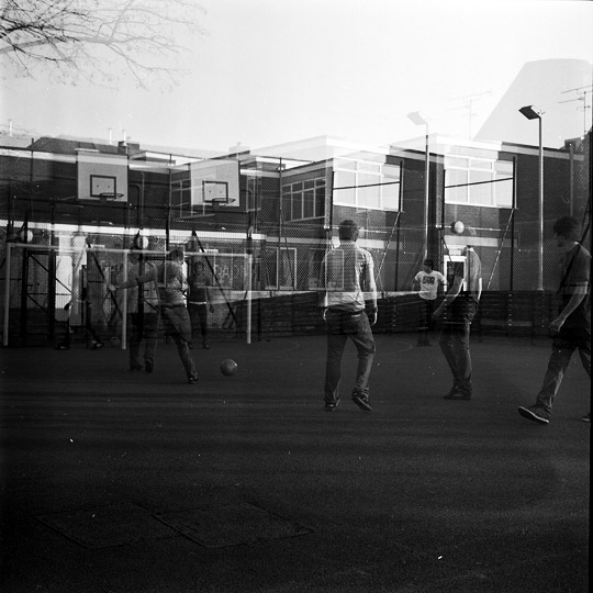 football double exposure