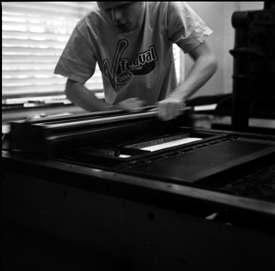 working the press