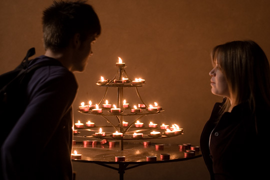 kim, jen & candles
