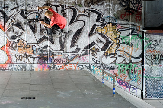 south bank to wall