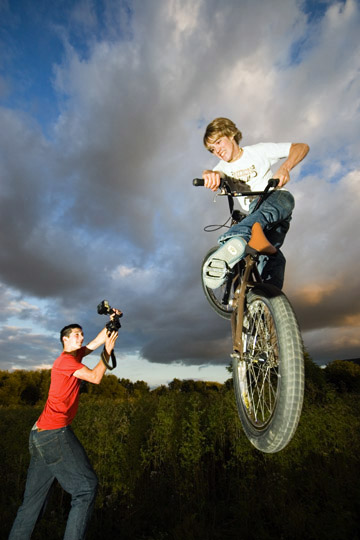 photographer and rider