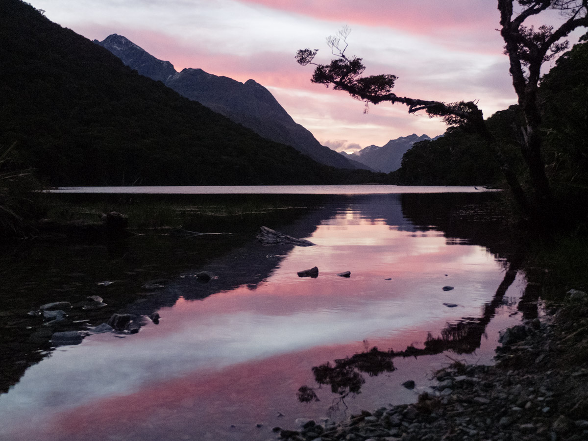 Sunrise over Lake Howden