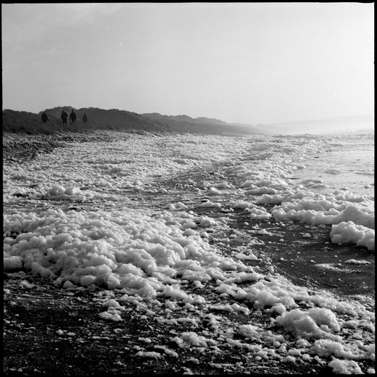 foamy beach