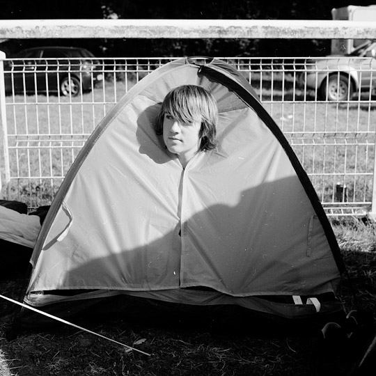 one man and his (child sized) tent