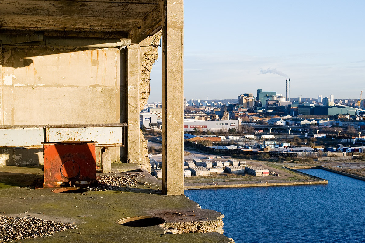 Docklands, looking east